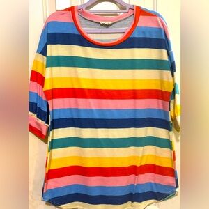 Multi colored stripped shirt